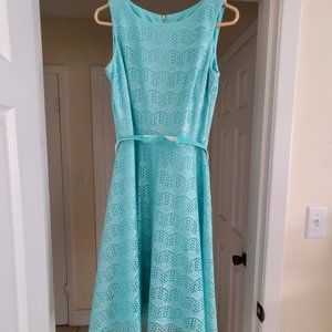 Danny & Nicole aqua dress